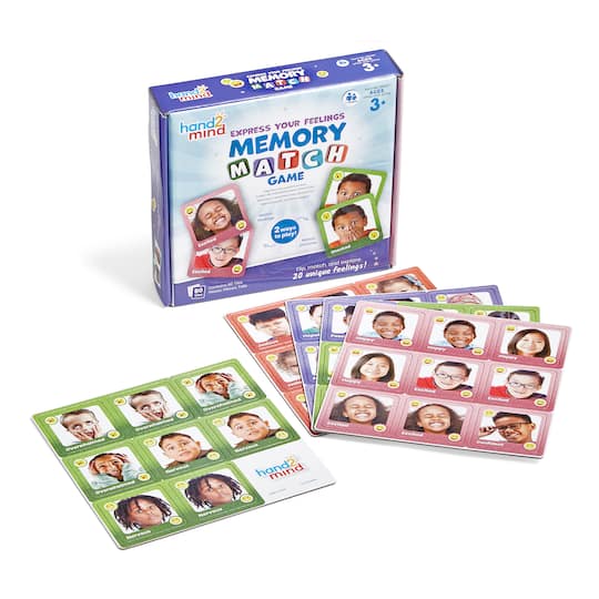 hand2mind Express Your Feelings&#x2122; Memory Match Game Set